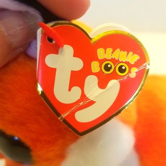 NWT Ty Beanie Boo Orange Meadow the Fox Plush Toy - Picture 6 of 10